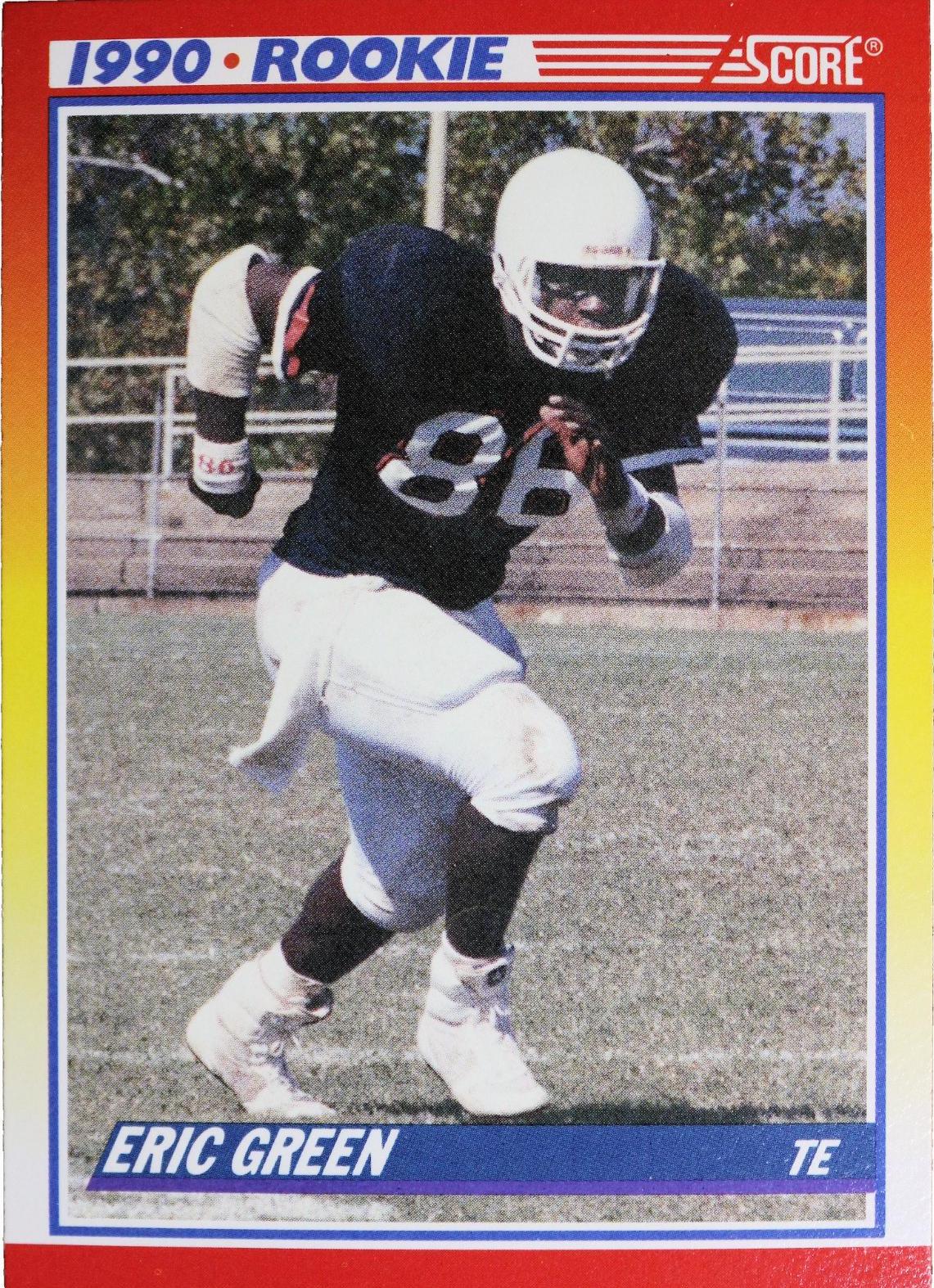 Eric Green #629 Football Cards 1990 Panini Score