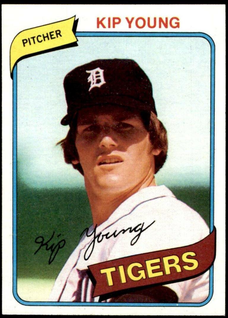 Kip Young #251 Baseball Cards 1980 Topps