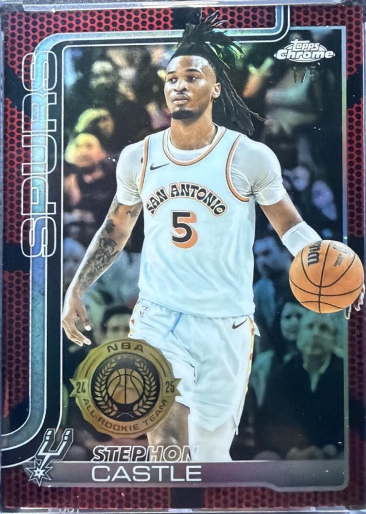 Stephon Castle [Red Basketball Refractor] #228