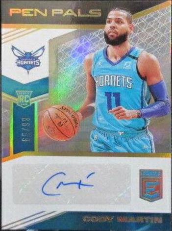 Cody Martin #PP-CMT Basketball Cards 2019 Panini Donruss Elite Pen Pals