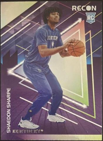 Shaedon Sharpe #16 Basketball Cards 2022 Panini Chronicles Draft Picks Recon