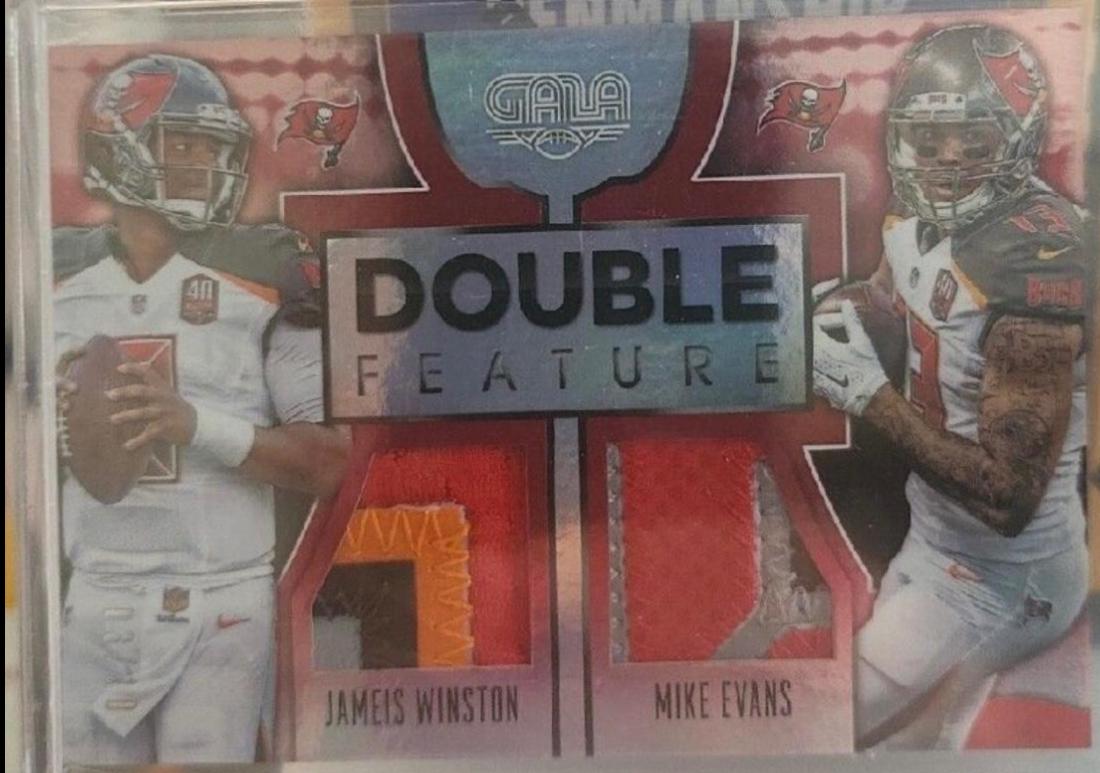 Jameis Winston/Mike Evans #DF-WE Football Cards 2016 Panini Gala Double Feature Memorabilia