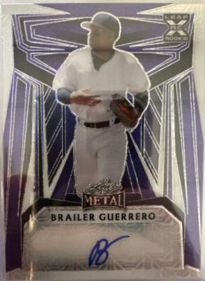 Brailer Guerrero #B-46 Baseball Cards 2023 Leaf Metal Draft