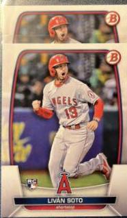 Livan Soto #46 Baseball Cards 2023 Bowman