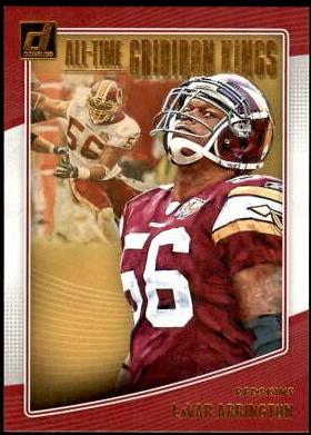 LaVar Arrington Football Cards 2018 Donruss All-Time Gridiron Kings