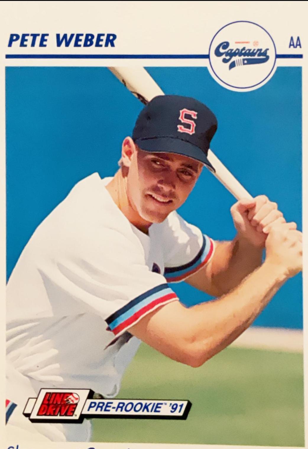 Pete Weber #323 1991 Impel Line Drive Pre Rookie Aa Baseball