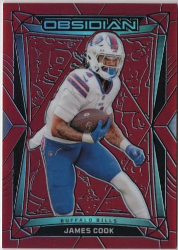 James Cook [Red] #20 Prices | 2024 Panini Obsidian | Football Cards