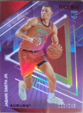 Jabari Smith Jr. #9 Basketball Cards 2022 Panini Chronicles Draft Picks Spectra