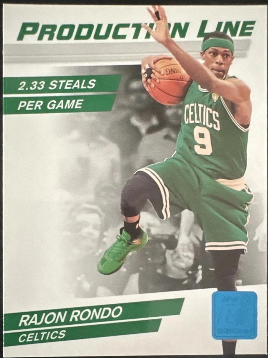 Rajon Rondo #76 2010-11 Donruss Basketball Production Line
