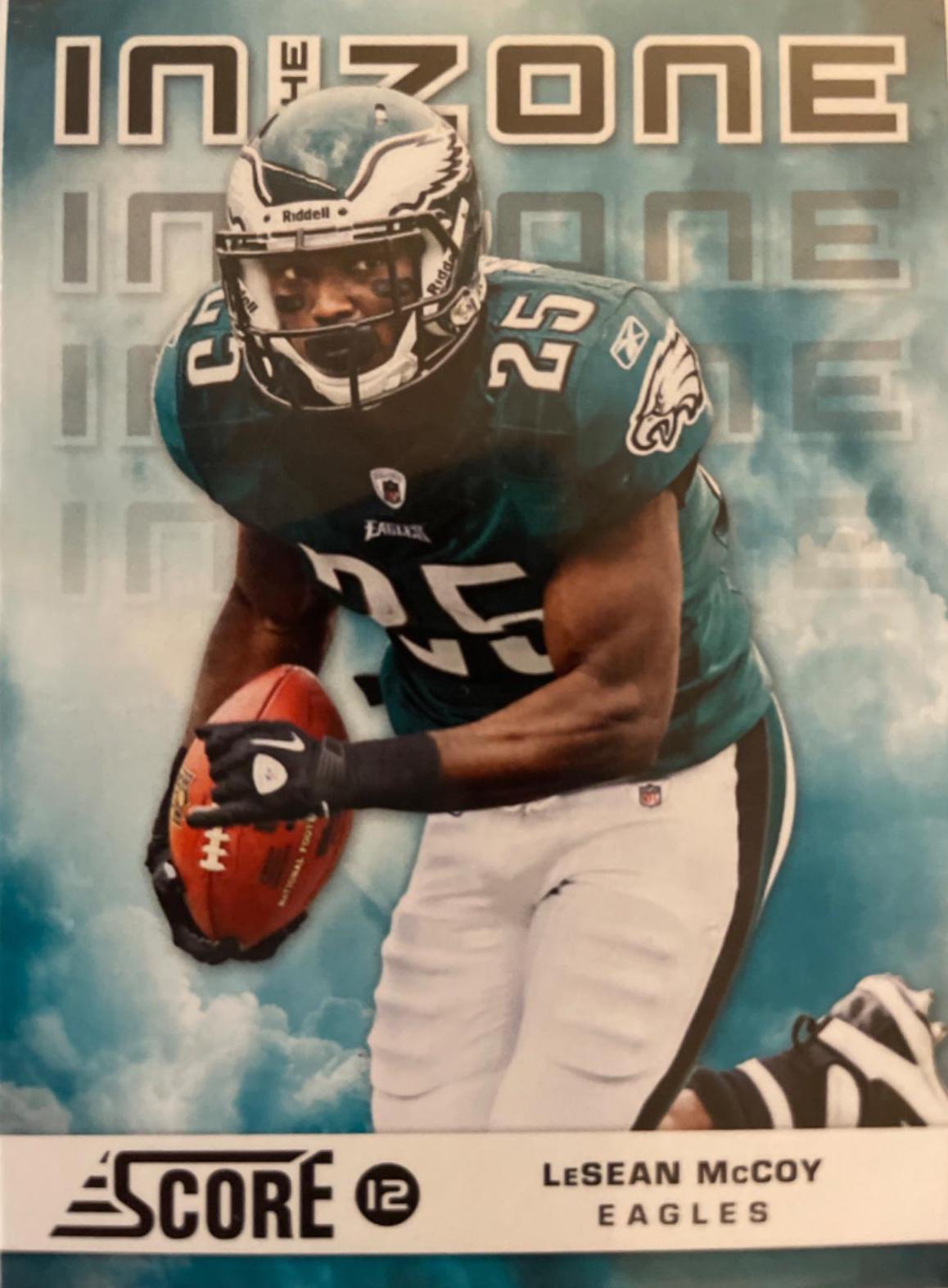 LeSean McCoy #1 Football Cards 2012 Panini Score in the Zone