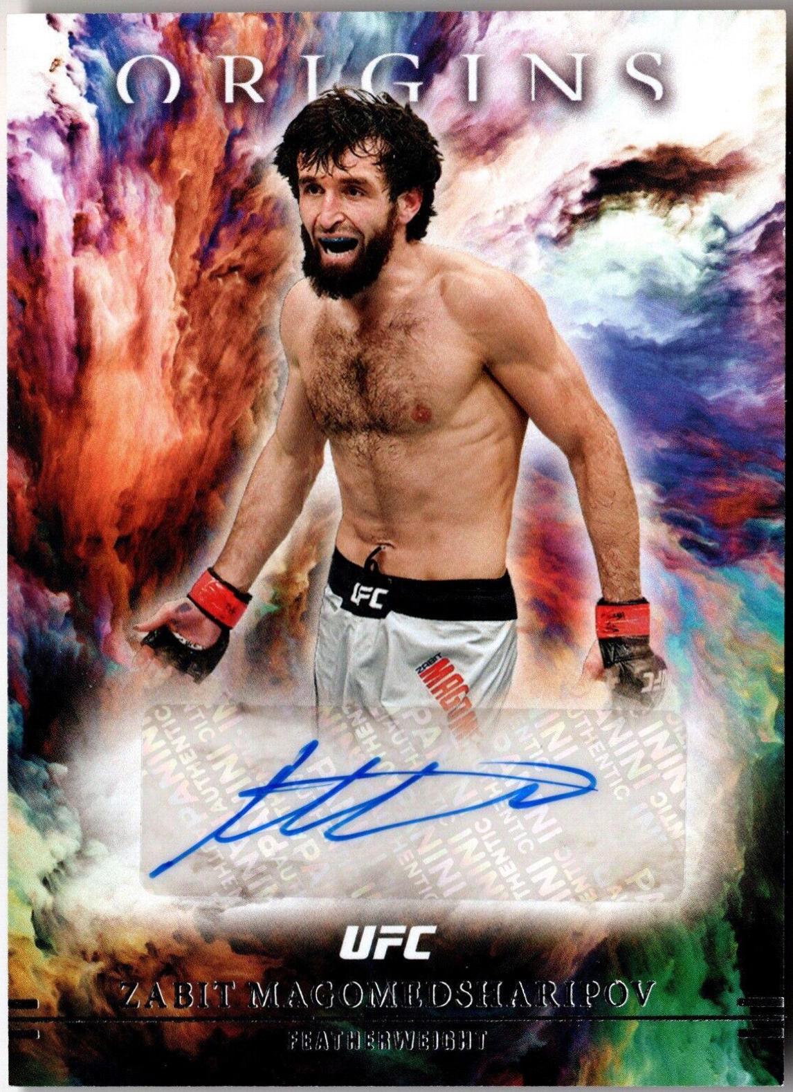 Zabit Magomedsharipov #OA-ZBM Ufc Cards 2021 Panini Chronicles UFC Origins Autographs