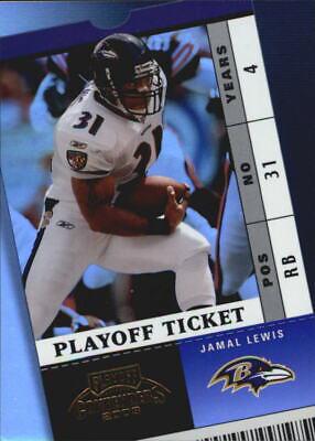 Jamal Lewis #65 2003 Playoff Contenders Football