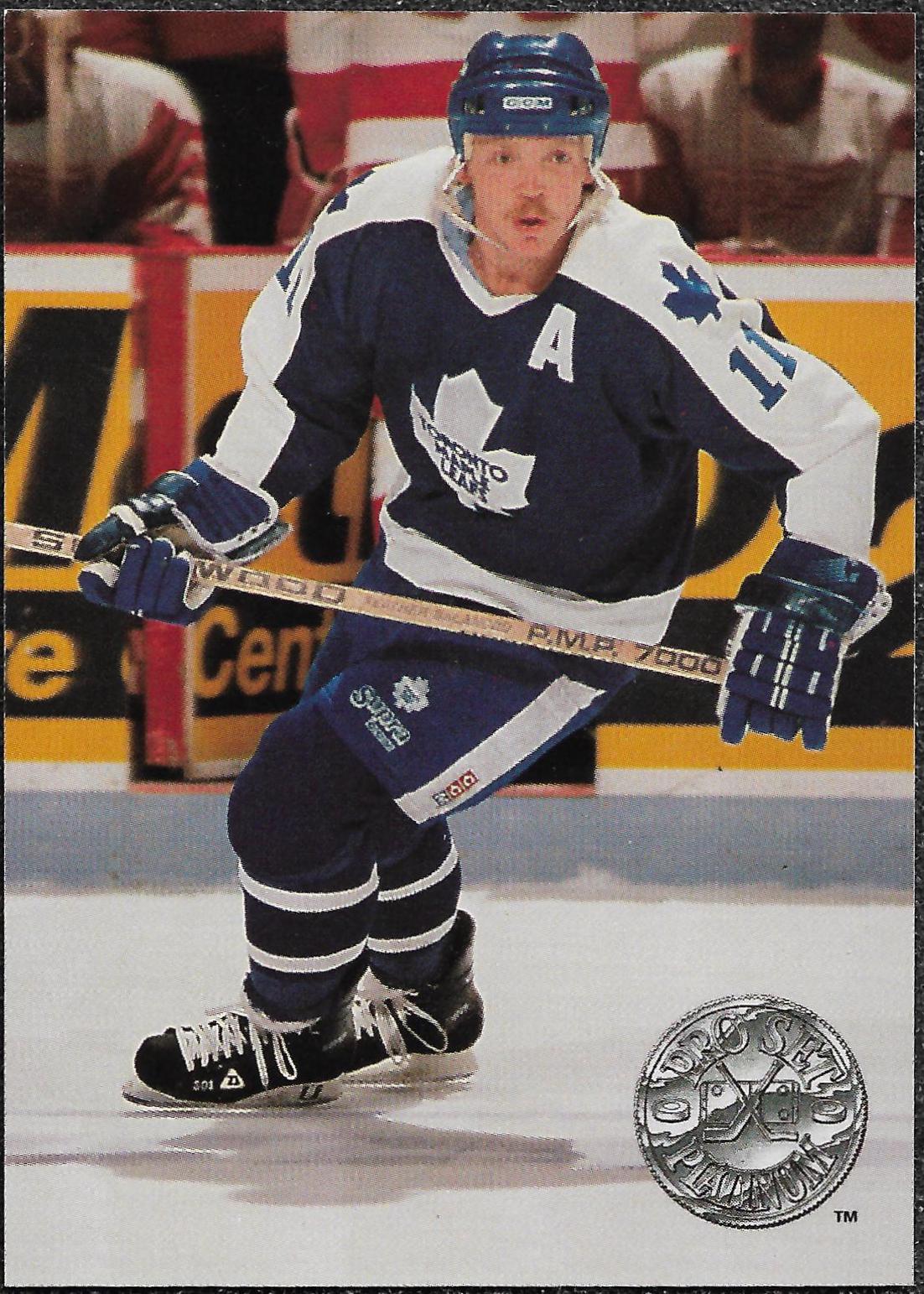 Gary Leeman #115 Hockey Cards 1991 Pro Set Platinum