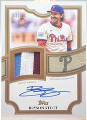 Bryson Stott #TFAP-BST Baseball Cards 2026 Topps Flagship Autographed Patch Prices