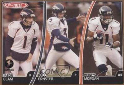Quincy Morgan, Jason Elam, Paul Ernster #116