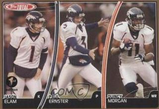 Quincy Morgan, Jason Elam, Paul Ernster