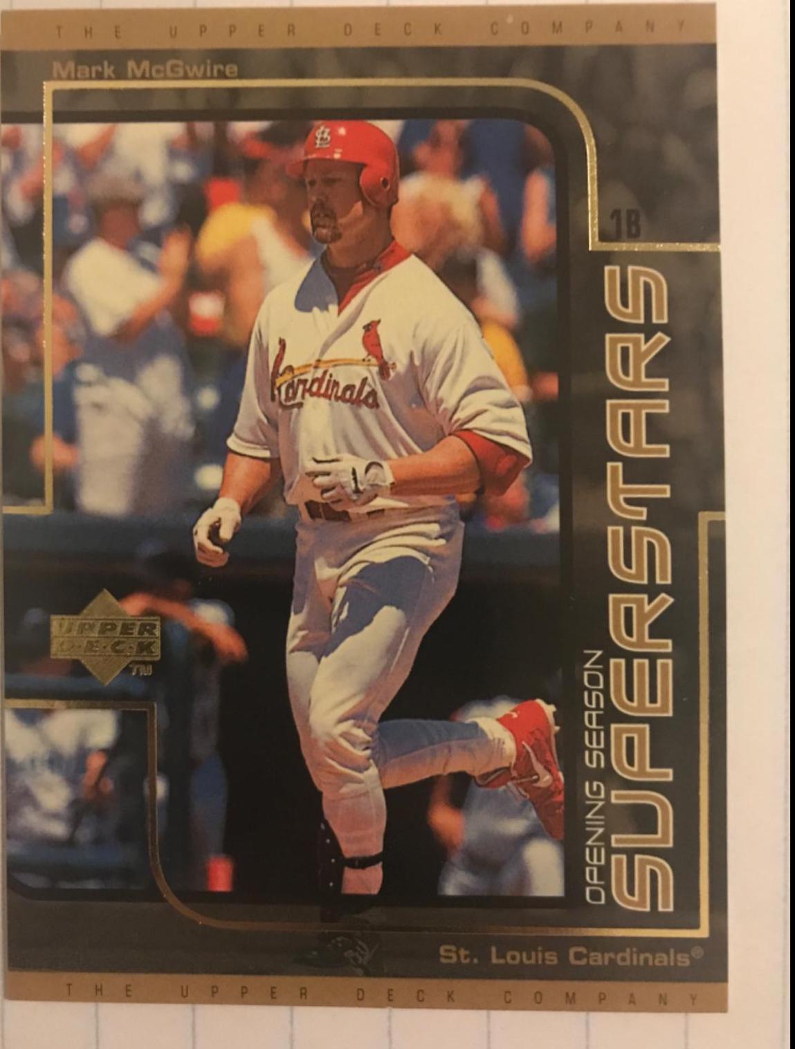 Mark McGwire #S2 Baseball Cards 1999 Upper Deck Opening Season Superstars