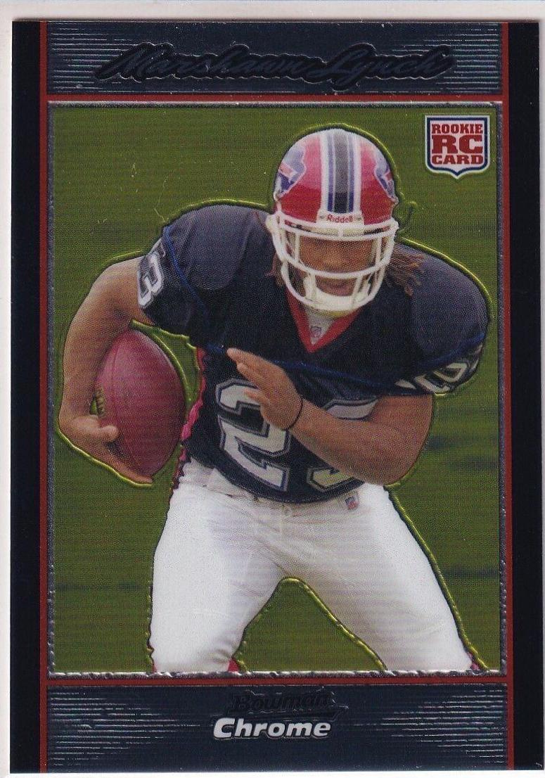 Marshawn Lynch #BC66 Football Cards 2007 Bowman Chrome