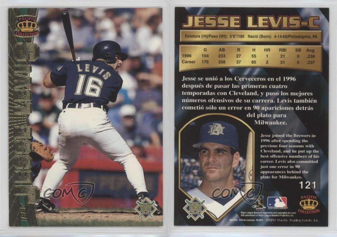 Jesse Levis #121 1997 Pacific Crown Collection Baseball