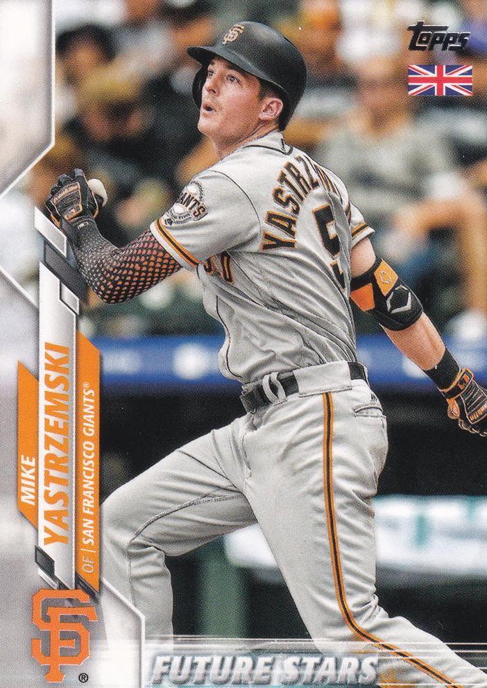 Mike Yastrzemski #5 2020 Topps UK Edition Baseball