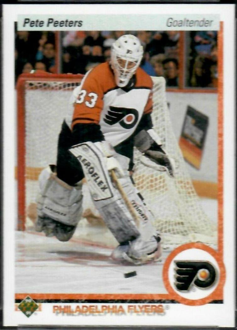 Pete Peeters #424 1990-91 Upper Deck Hockey