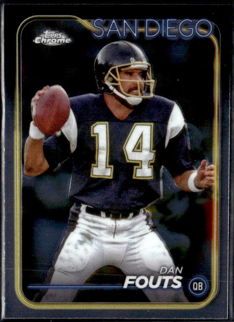 Dan Fouts #172 Football Cards 2024 Topps Chrome