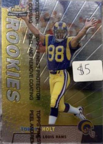 Torry Holt #175 Football Cards 1999 Topps Finest