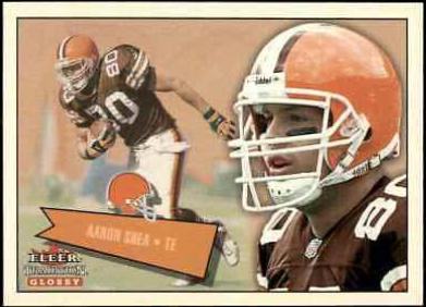 Aaron Shea #18 Football Cards 2001 Fleer Tradition Glossy
