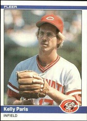 Kelly Paris #476 Baseball Cards 1984 Fleer
