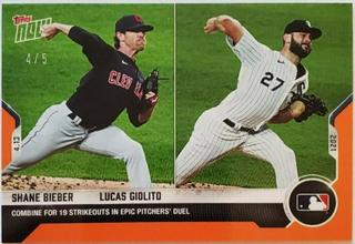 Shane Bieber / Lucas Giolito