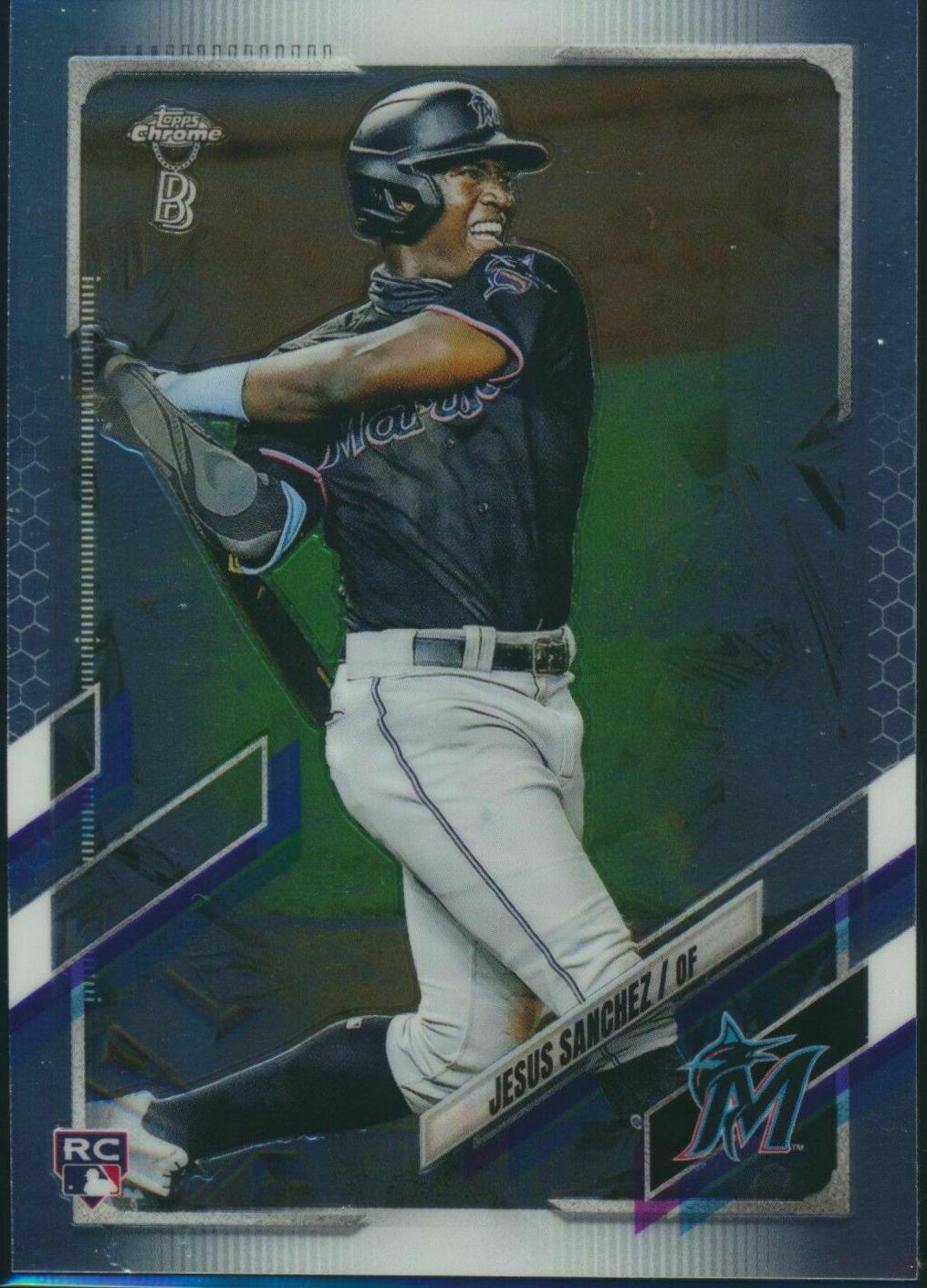Jesus Sanchez #101 Baseball Cards 2021 Topps Chrome Ben Baller