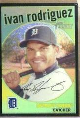 Ivan Rodriguez [Black Border Refractor] #C28 Baseball Cards 2008 Topps Heritage Chrome Prices