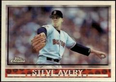 Steve Avery [Refractor] #114 Baseball Cards 1998 Topps Chrome Prices