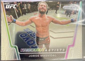 Jorge Masvidal #9 Ufc Cards 2021 Panini Prizm UFC Knockout Artists