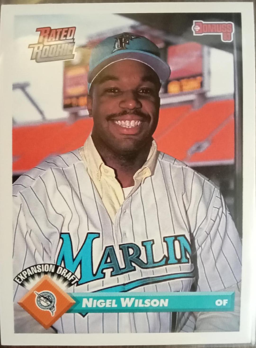 Nigel Wilson #737 Baseball Cards 1993 Donruss