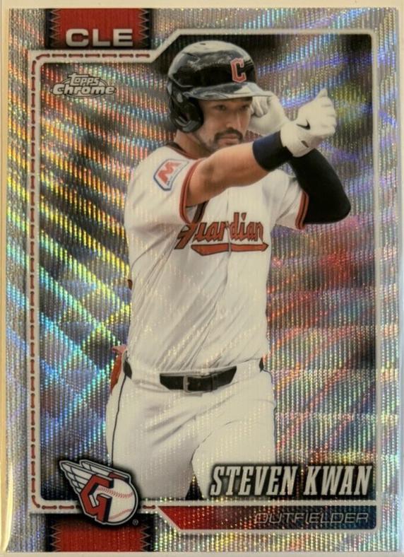 Steven Kwan [Wave Refractor] (2026 Topps Chrome)