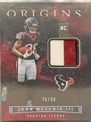 John Metchie III [Red] #ROP-JME Football Cards 2022 Panini Origins Rookie Patches Prices