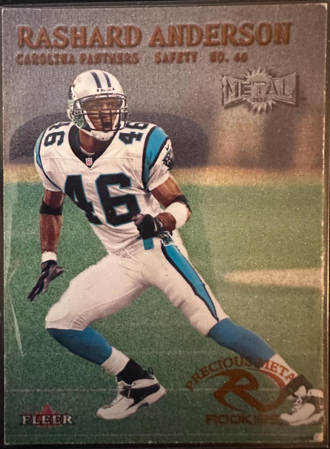 Rashard Anderson #214 Football Cards 2000 Metal