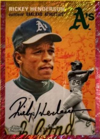 Rickey Henderson [Blue Shimmer] #483