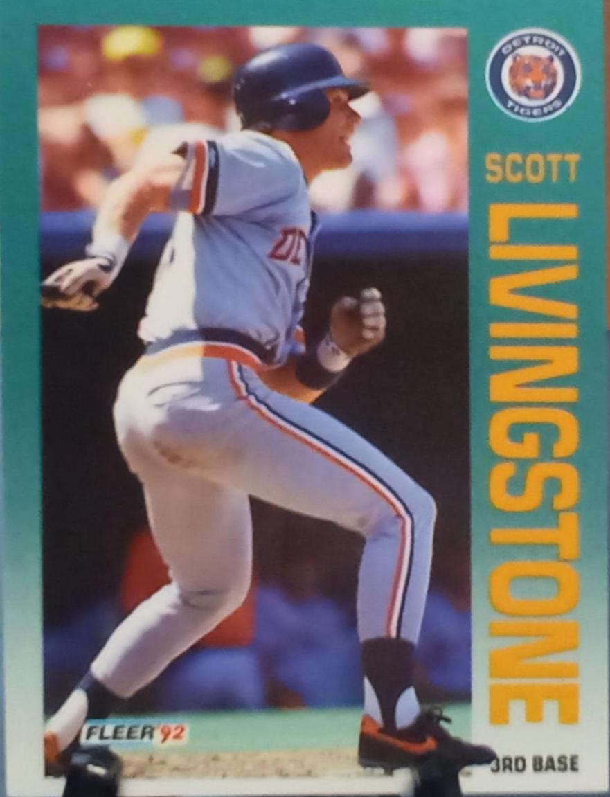 Scott Livingstone #141 Baseball Cards 1992 Fleer