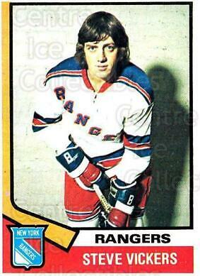 Steve Vickers #29 Hockey Cards 1974 Topps