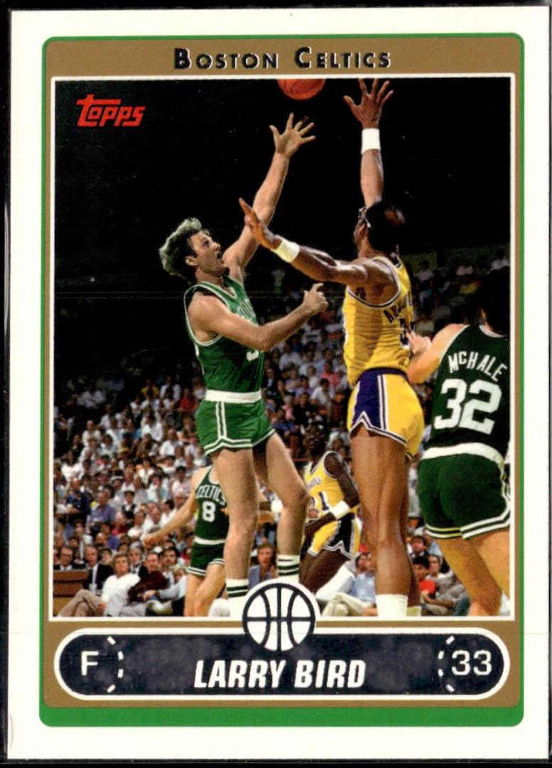 Larry Bird #33o 2006 Topps Basketball