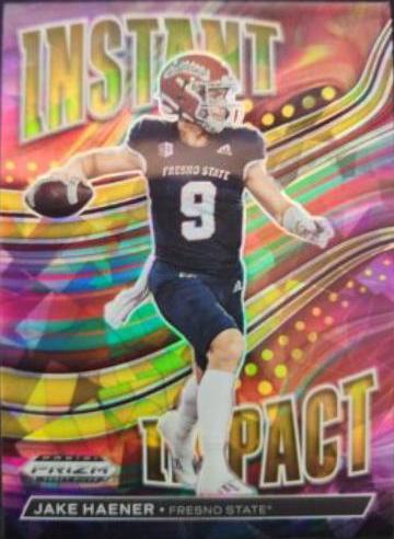 Jake Haener #II-7 Football Cards 2023 Panini Prizm Draft Picks Instant Impact