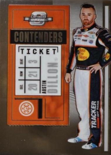 Austin Dillon #5 Racing Cards 2021 Panini Chronicles NASCAR Contenders Optic