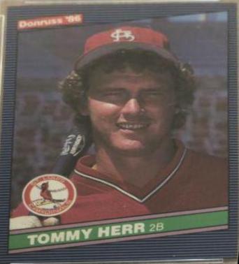 Tommy Herr #83 Baseball Cards 1986 Donruss