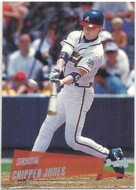 Chipper Jones #16 Baseball Cards 2000 Stadium Club