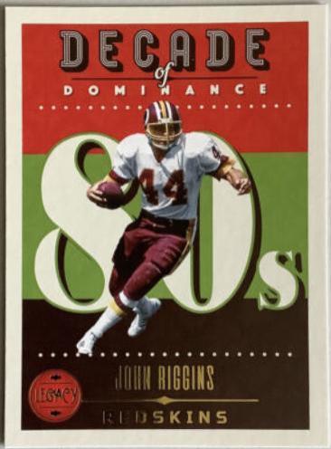 John Riggins #DOD-12 Football Cards 2023 Panini Legacy Decade of Dominance