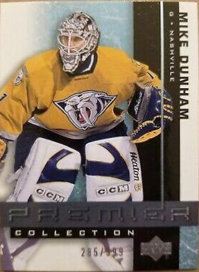 Mike Dunham #31 Hockey Cards 2001 Upper Deck Premier Collection