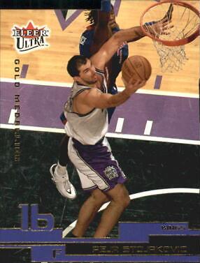 Peja Stojakovic #5 Basketball Cards 2002 Ultra