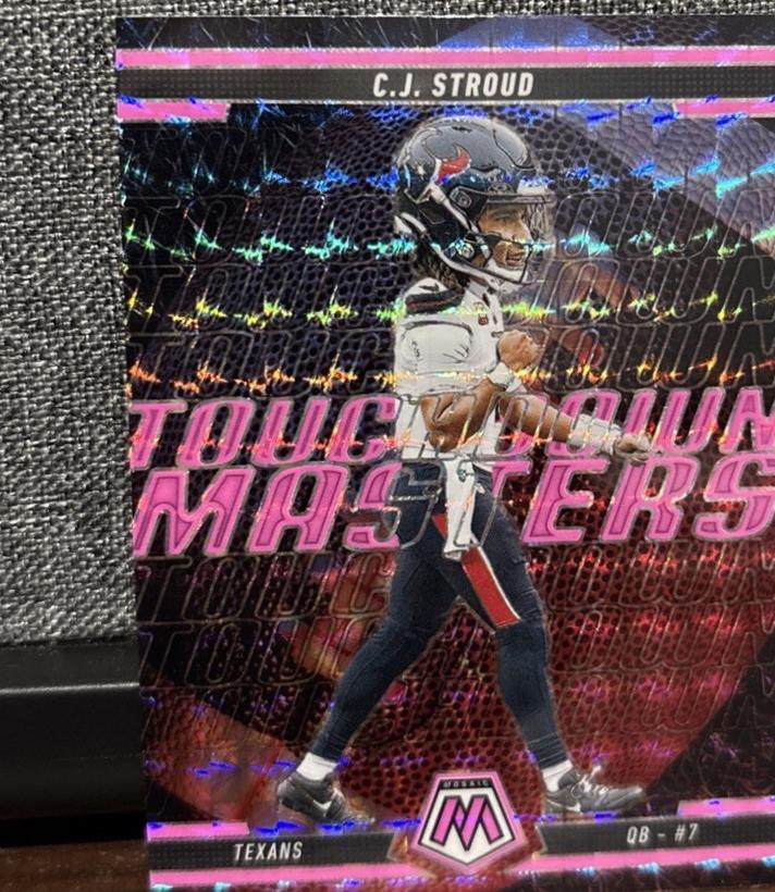 C.J. Stroud [Mosaic Pink Fluorescent] #11 Prices | 2025 Panini